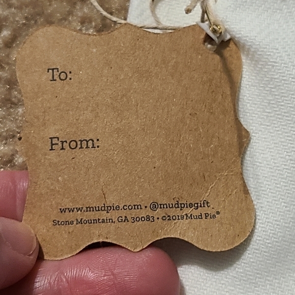 Mudpie Christmas Gingerbread Tea Towel Brand New NWT - Picture 4 of 5